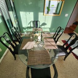 Black and Gold Dining Room Set