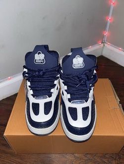 Louis Vuitton LV Trainer Sneakers Navy Blue White
