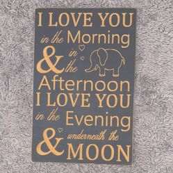 Wooden Nursery Wall Art
