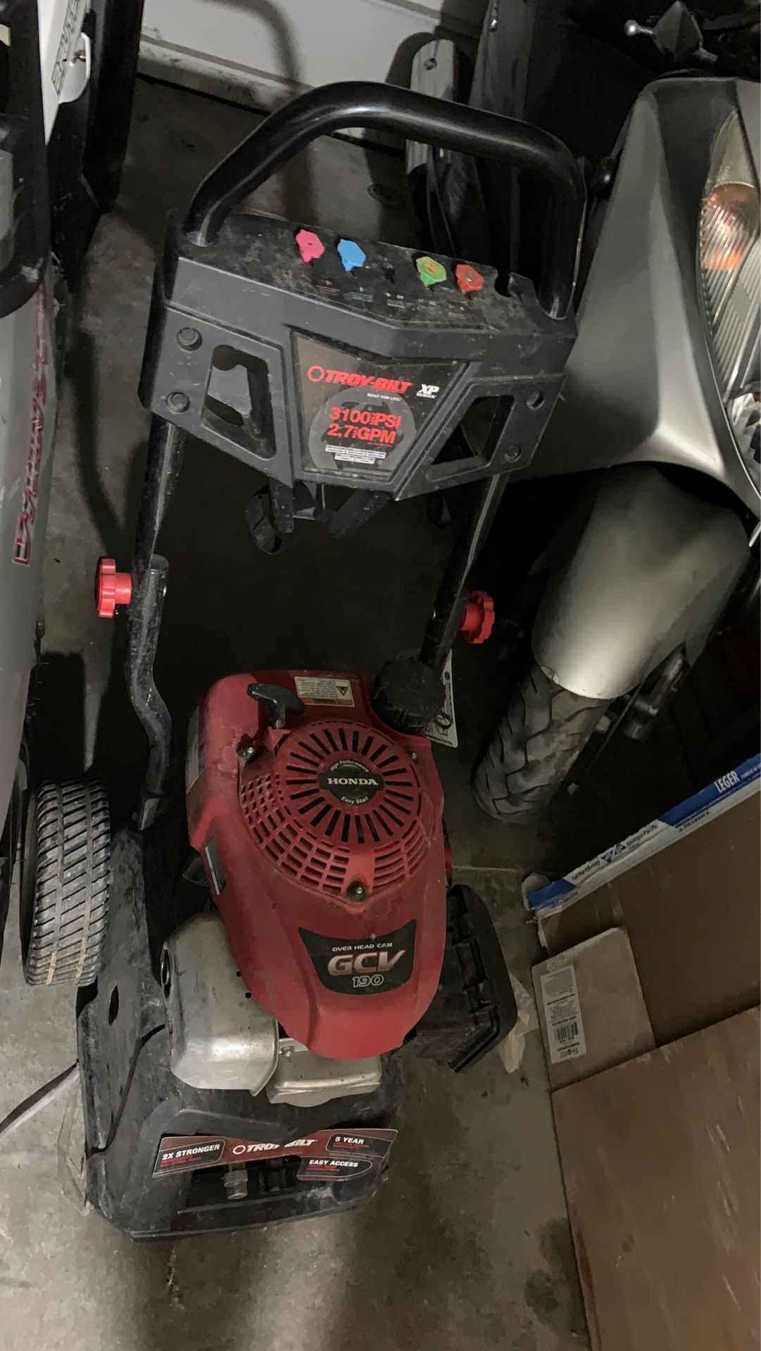 Troy built power washer