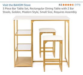 Bar table set