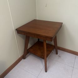 beautiful rotating wooden table