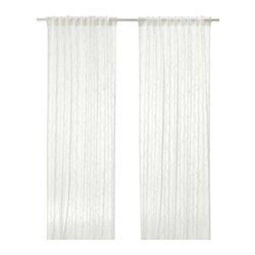 Sheer White Curtains