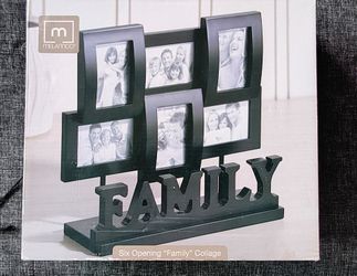 6 Slot Family Picture Frame