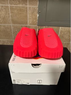 Nike Mind 001 Slides Solar Red size 10