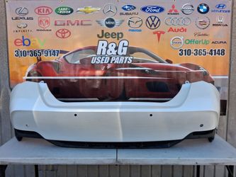 TOYOTA AVALON 2019 2020 2021 2022 REAR BUMPER COVER ORIGINAL USED + LOWER VALANCE ORIGINAL