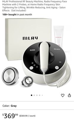 MLAY Professional RF Beauty Machine, Radio Frequency Face Machine with 2 Probes, at Home Radio Frequency Skin Tightening for Lifting, Wrinkle Reducing