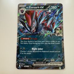 Pokemon N's Zoroark EX Journey Together 098
