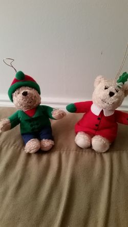 Kissing bears ornaments