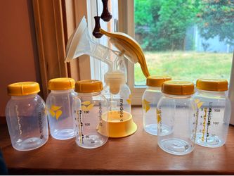 Medela Harmony Manual Breast Pump+6 storage bottle