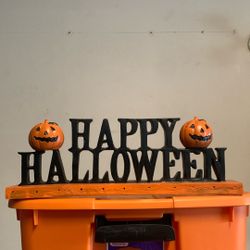 Happy Halloween sign