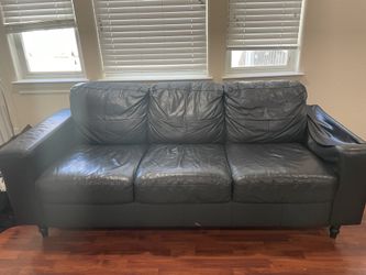 Genuine Leather Sofa Couch