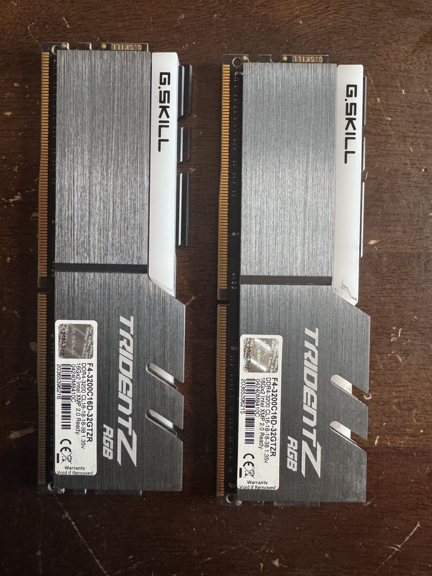 Trident Z RGB 32gb Ddr4 Ram Kit