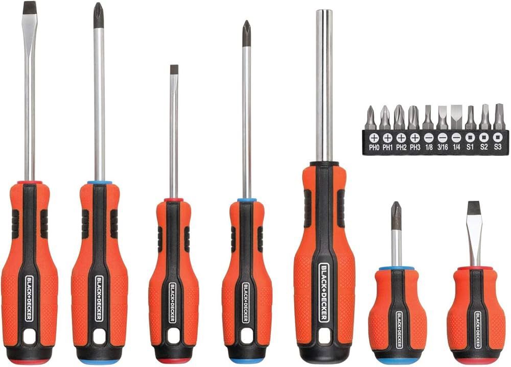 NEW — BLACK+DECKER Magnetic Screwdriver Set, 17-Piece