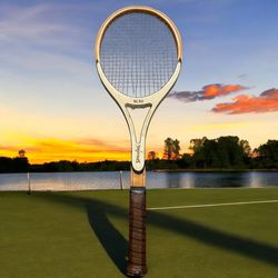 Vintage Spalding XL30 wooden tennis racquet. 