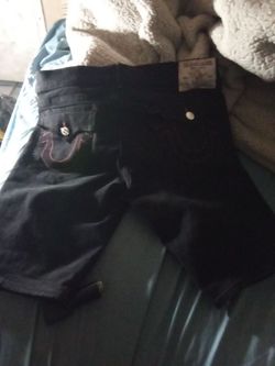 True Religion jean shorts