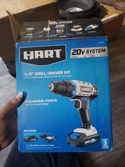 HART 20V 3/8 POWER DRILL