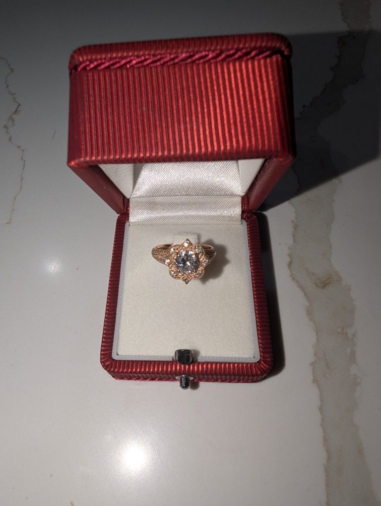 Rose Gold Wedding Ring Size 4 3/4