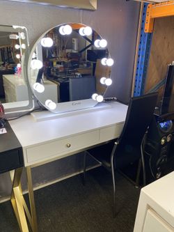 Vanity and mirror