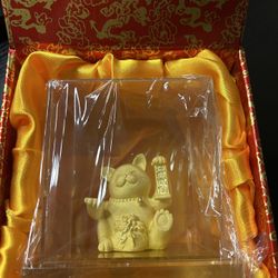 24k Gold Lucky Cat 