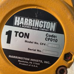 Harrington Chain Hoist