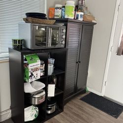 Cabinet and Cube Shelf