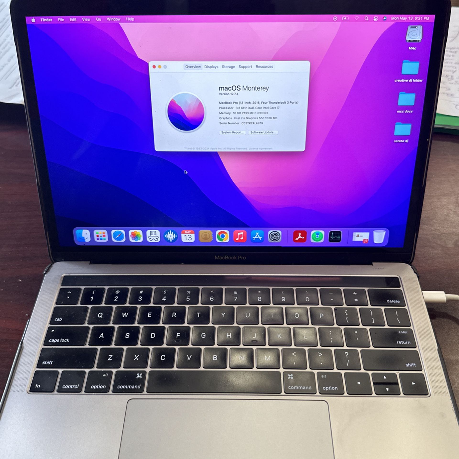 2016 MacBook Pro 13 Inch