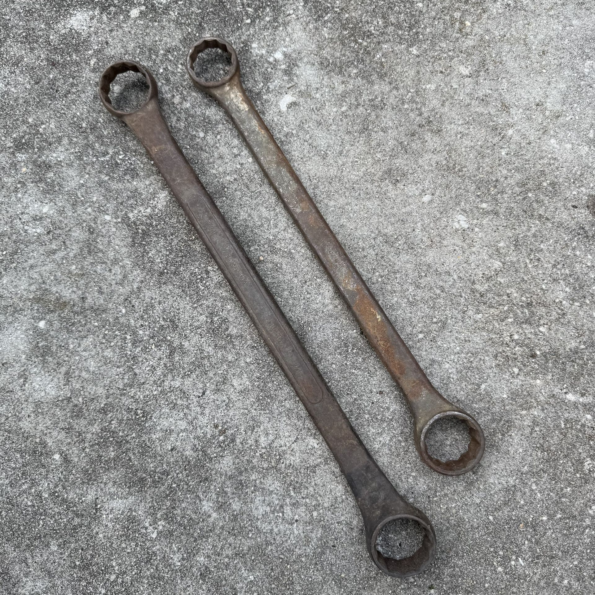 (2) Large Wrenches USA Made