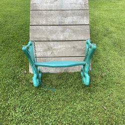 Swing Seesaw 04-0037-G Dual Ride Glider Back-to-Back Tandem Swing, Green, 