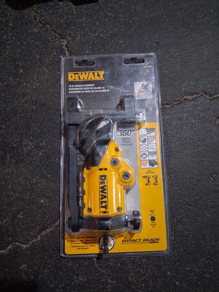 Dewalt Shears Attachment 18 Gauge