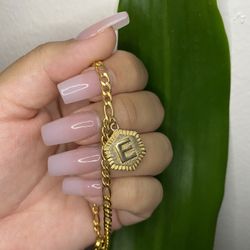 Letter anklet bracelet