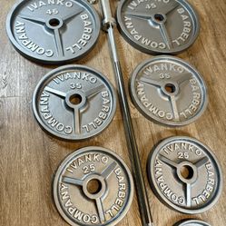 IVANKO’S  Olympic Set [ 5s And 2.5s Dif/Brand] Reconditioned Vintage Cast Iron Weight Plates [NO BAR INCLUDED]