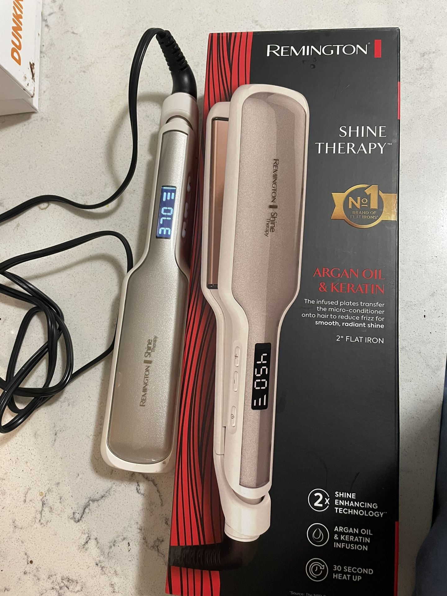 Remington Shine Therapy 2 inch Hair Straightener Iron, Flat Iron for Hair