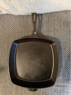 Vintage Square cast iron skillet- 12 inches