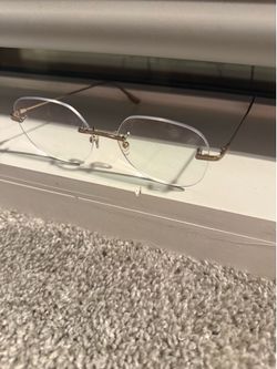 🔥 $8 MUST GO TODAY – Frameless Blue Light Blocking Glasses (Like New) + Case