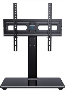 PERLESMITH Universal Swivel TV Stand-Table Top TV Stand for 32-65
