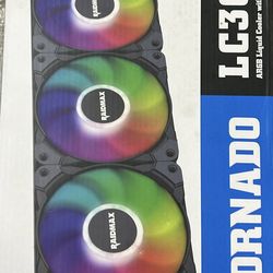 Raidmax Tornado All-in-1 ARGB LED CPU Liquid Cooler with ARGB Fans ARGB Water Block ARGB Light Contr