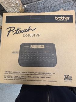 Brother P-touch D610BT Professional Bluetooth Label Maker – Excellent Condition