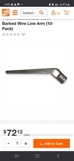 Barded Wire Line Arms