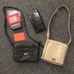 3 Purses and 2 Wallets (new/used) 