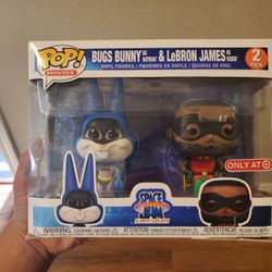 Funko POP Bugs Bunny And LeBron James Space Jam 2-pack (Please Read Description)