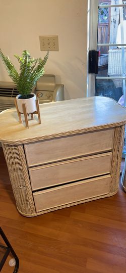 Wicker Dresser