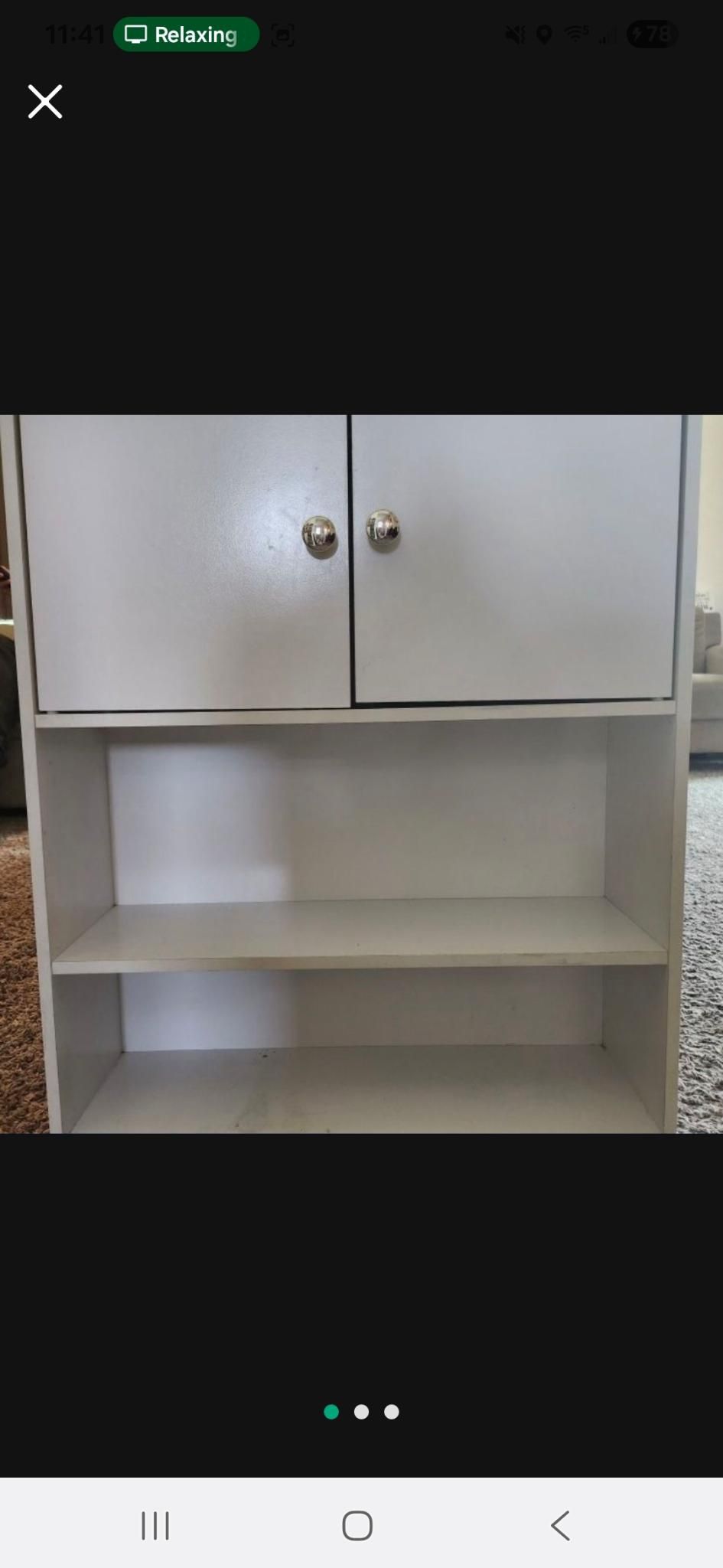 Small White Cabinet From IKEA