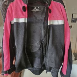 Motorcycle jacket. Size Small. Armor/Padding Sewing In Shoulders, Elbows, And Back