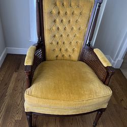 Vintage library chair Thumbnail