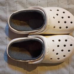 White Crocs