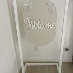 Wedding quinceanera Birthday party decoration  welcome sign $120 obo