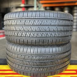 2 Used Tires Continental Cross Contact (285/45/21)llabtas Usadas 