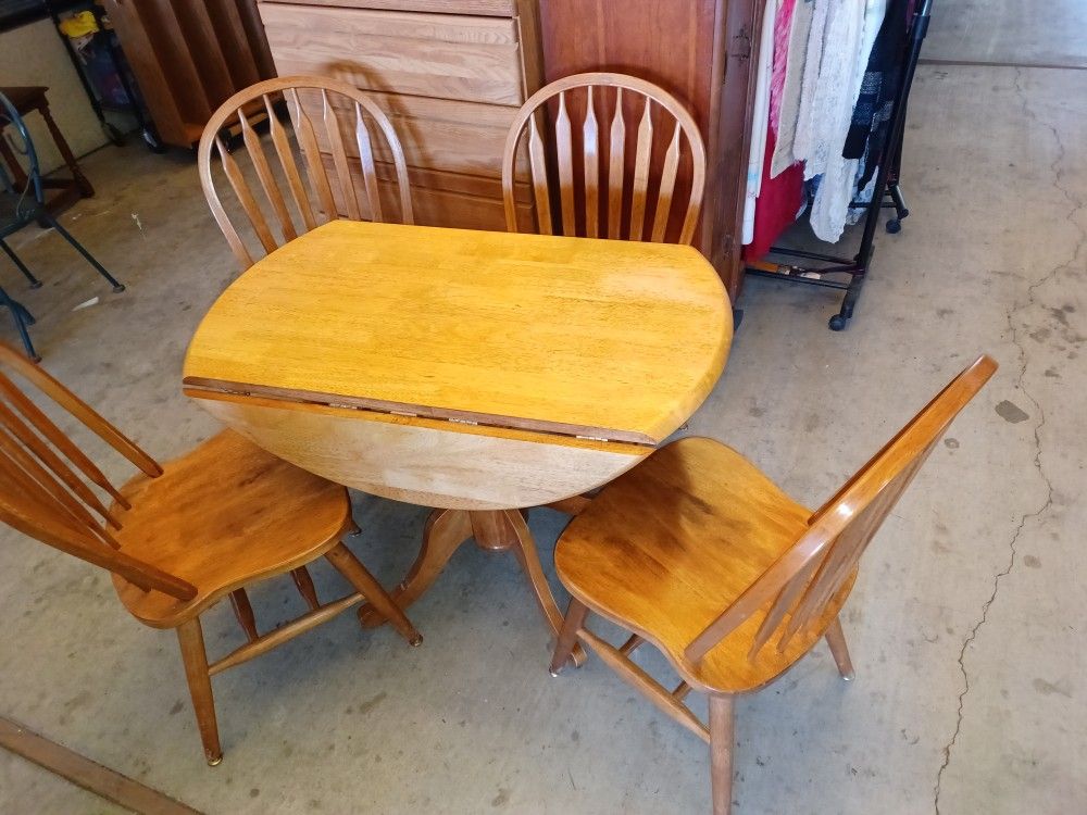 Table And 4 Chairs
