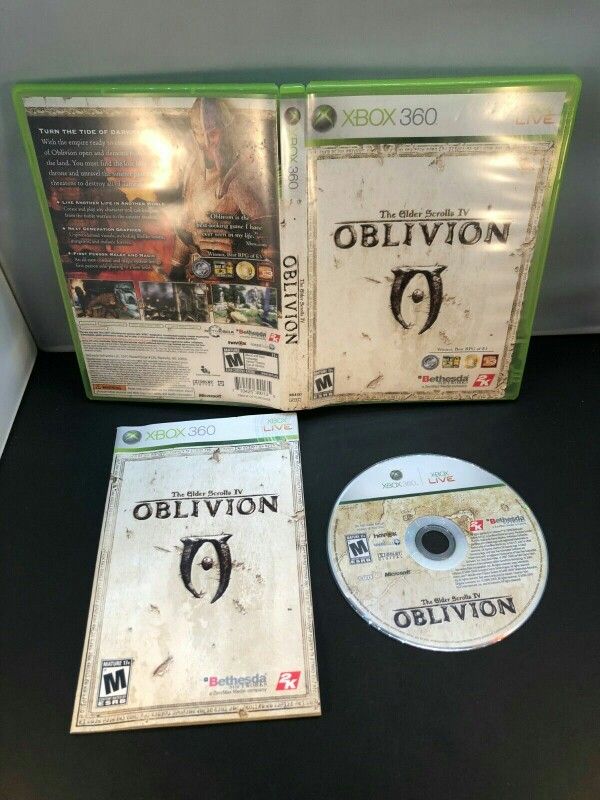 The Elder Scrolls IV OBLIVION Xbox 360 Complete Tested VERY CLEAN DISC